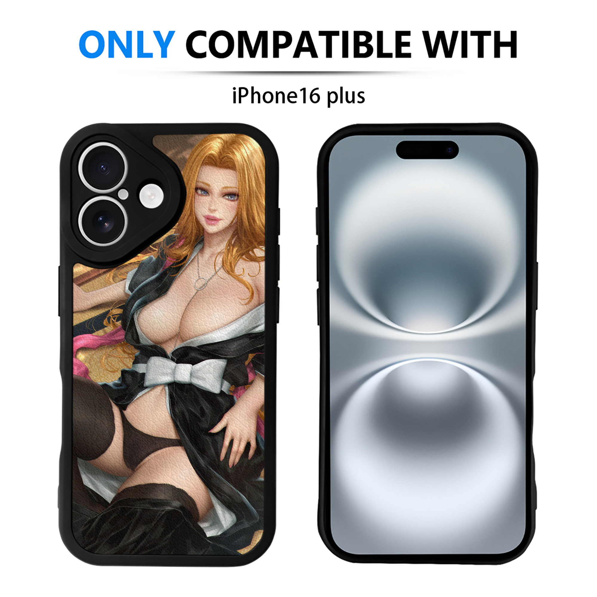 （画像用） ブリーチ BLEACH 【iPhone 16シリーズ対応】シリコンスマホケース（レザー調） 材質：シリコン